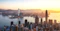 Cityscape of Hong Kong City